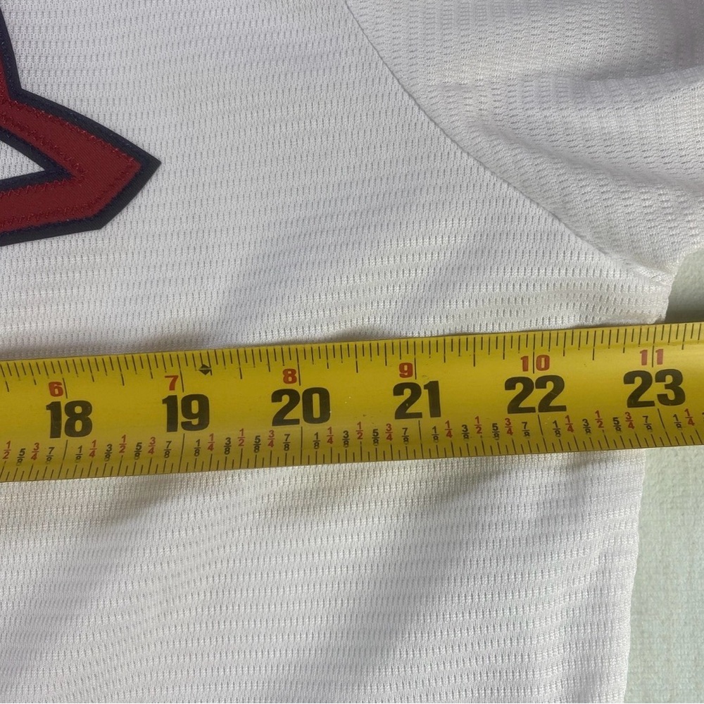 Nike Cleveland Guardians Baseball Jersey Mens Large White MLB Button Front NWOT - Picture 9 of 11